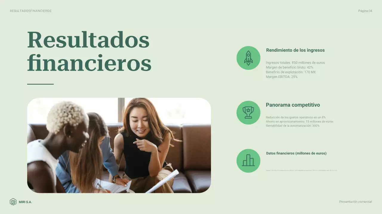 informe sobre la empresa moderna y ecológica