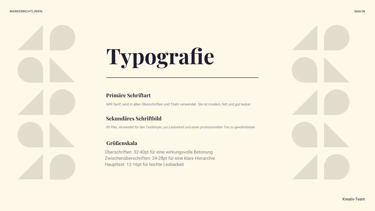 navy modern brand guideline