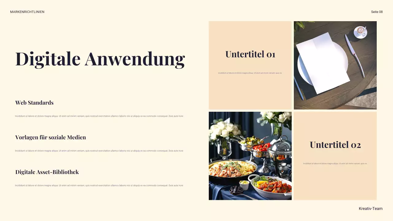 navy modern brand guideline