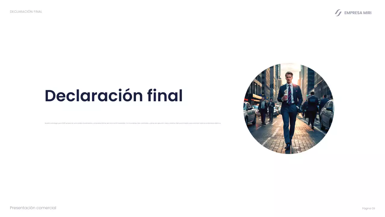 informe de la empresa navy modern