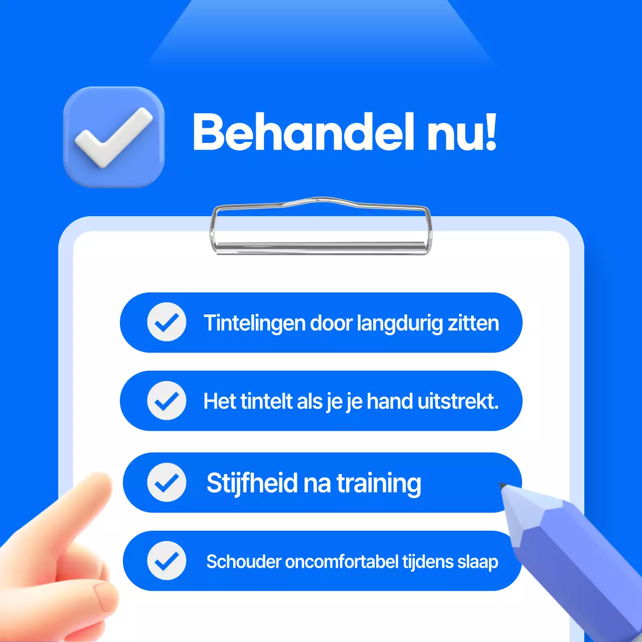 Blue Modern Gezondheidsinformatie