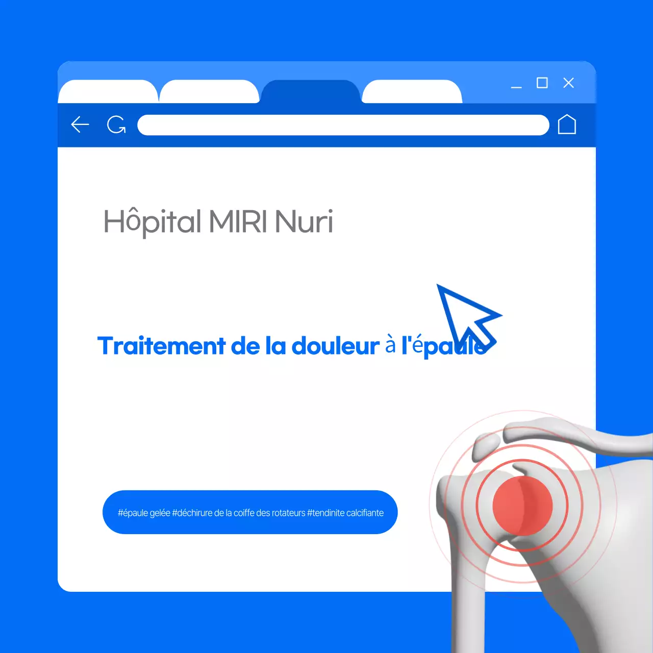 Blue Modern Health Information