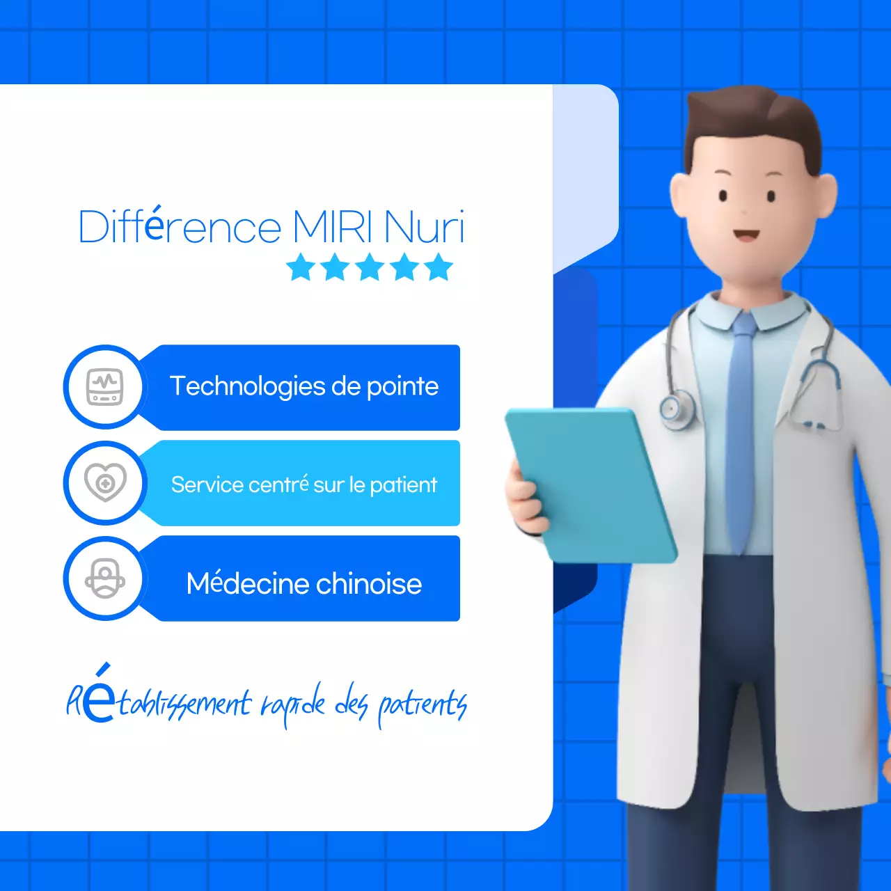 Blue Modern Health Information