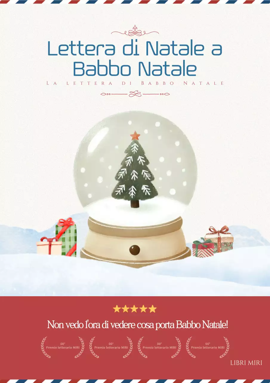 Accogliente cartolina natalizia in beige