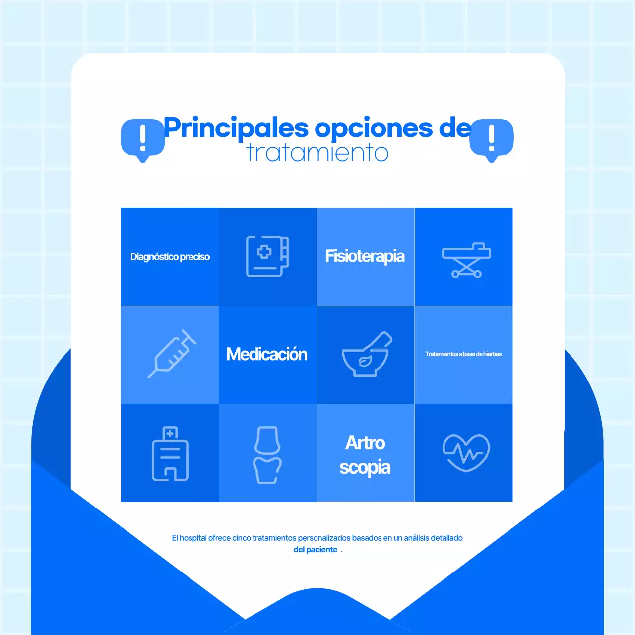 Información sanitaria Blue Modern