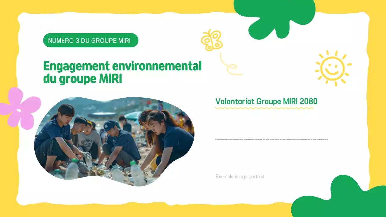 Campagne "Jaune pour l'environnement