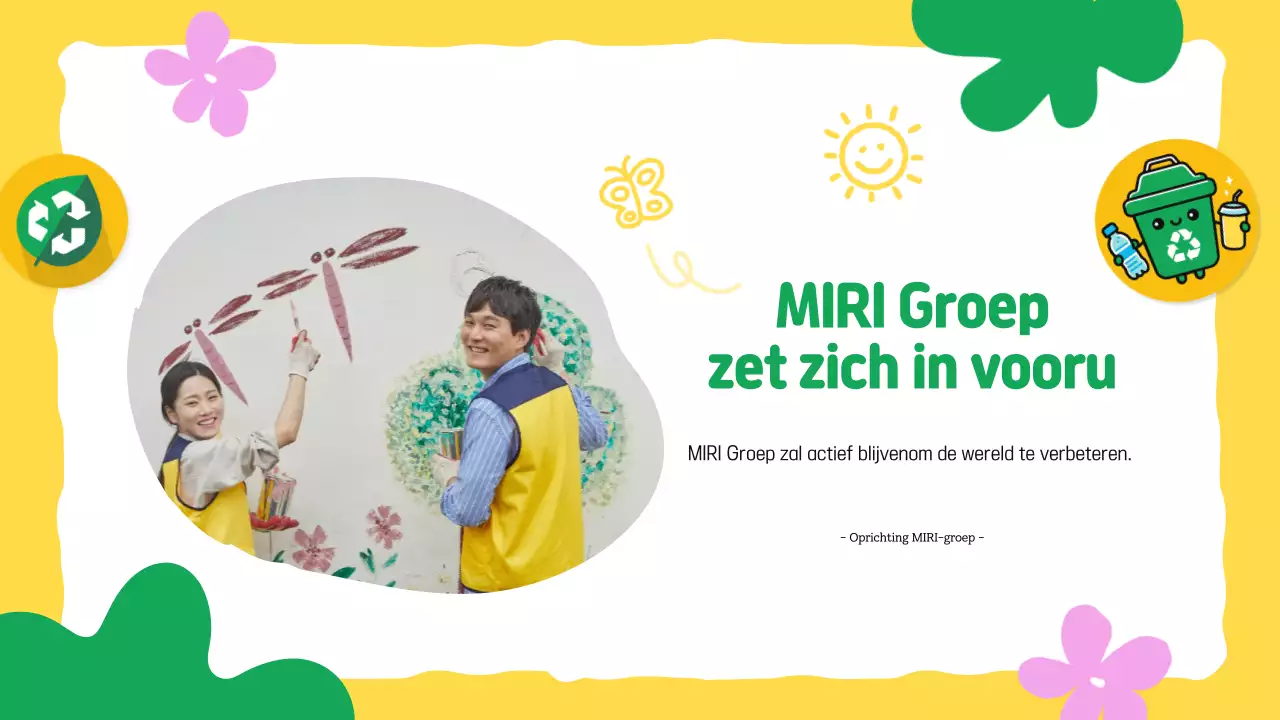 Geel voor het milieu-campagne