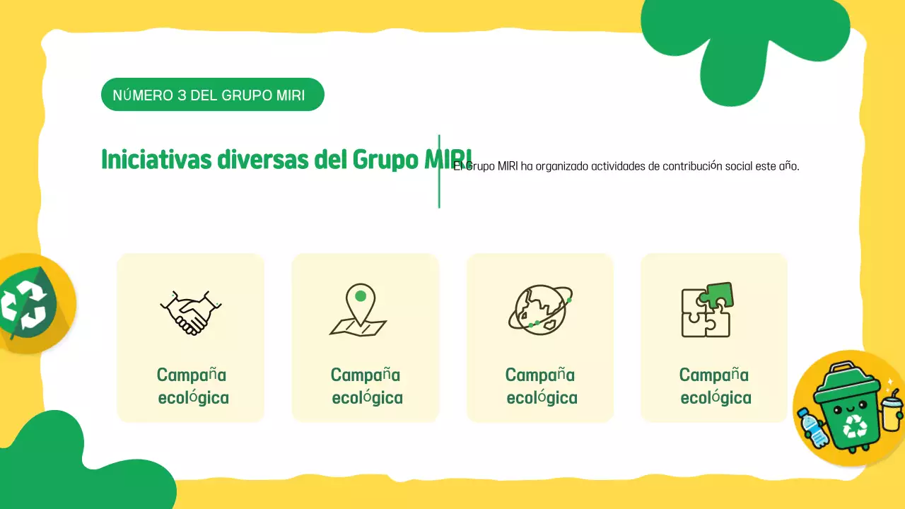 Campaña "Amarillo para el medio ambiente