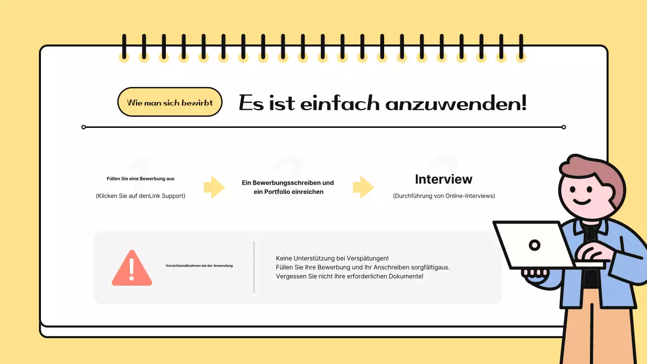 Yellow Cute Stellenausschreibungen