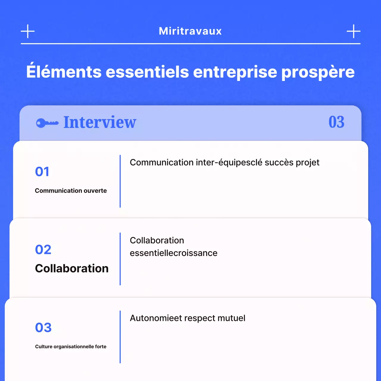 Bleu Moderne IndustrielTendances Interview
