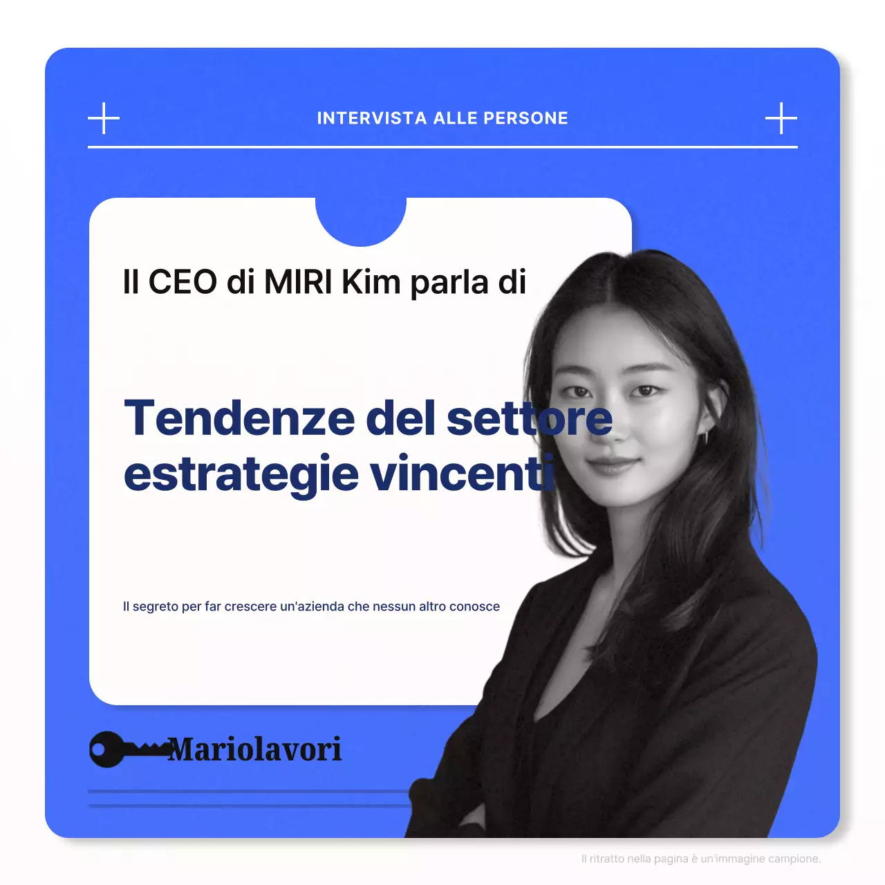 Blu Moderno IndustrialeTendenze Intervista