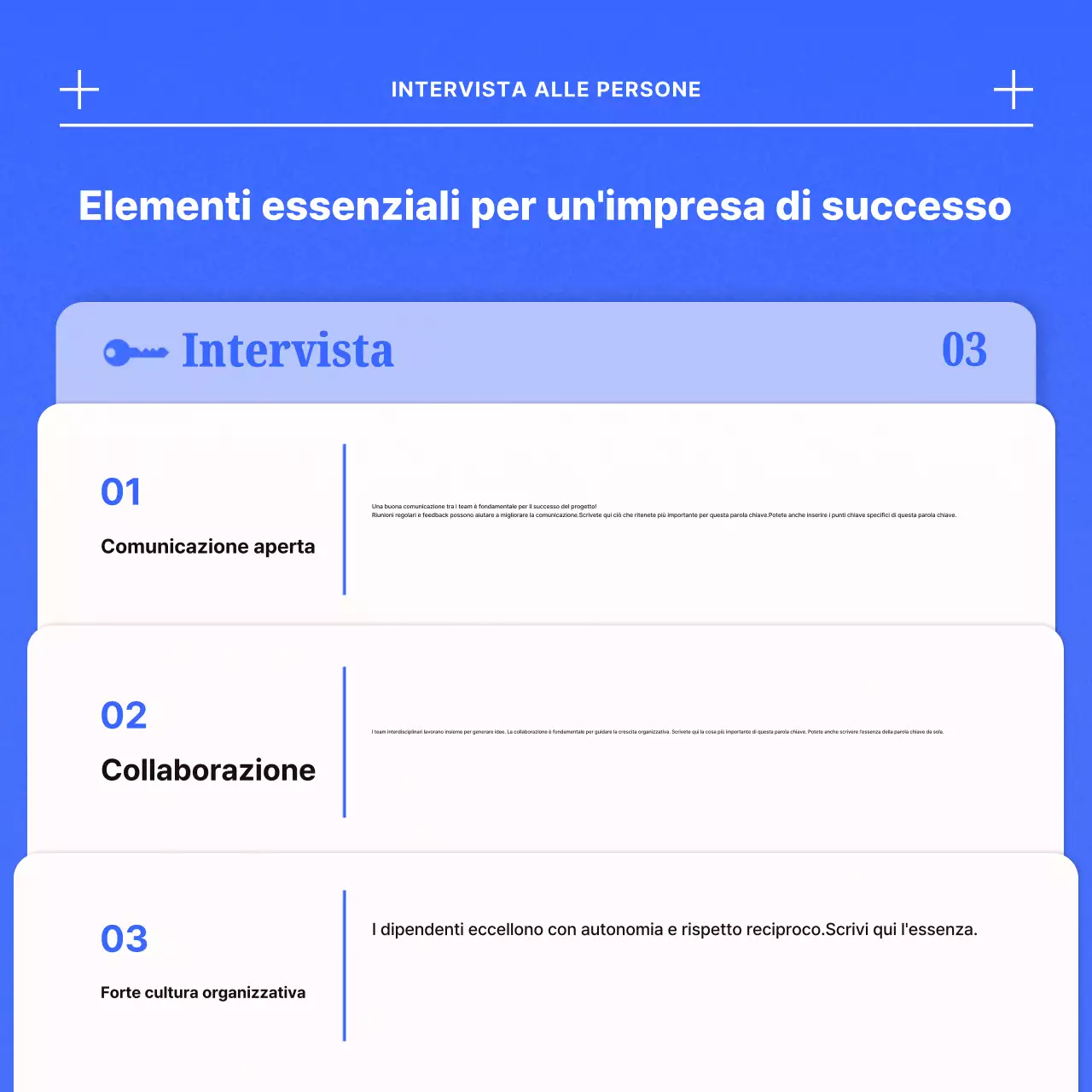 Blu Moderno IndustrialeTendenze Intervista