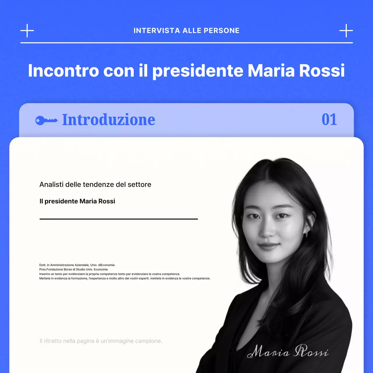 Blu Moderno IndustrialeTendenze Intervista