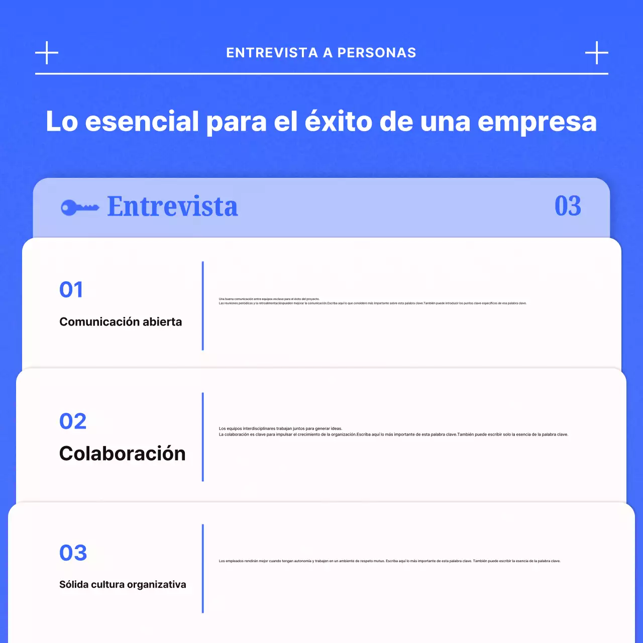 Azul Moderno IndustrialTendencias Entrevista