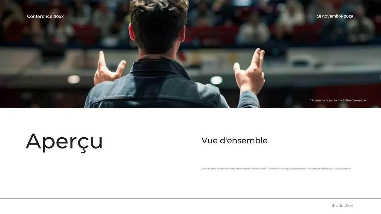 orange abstract future conference announcement