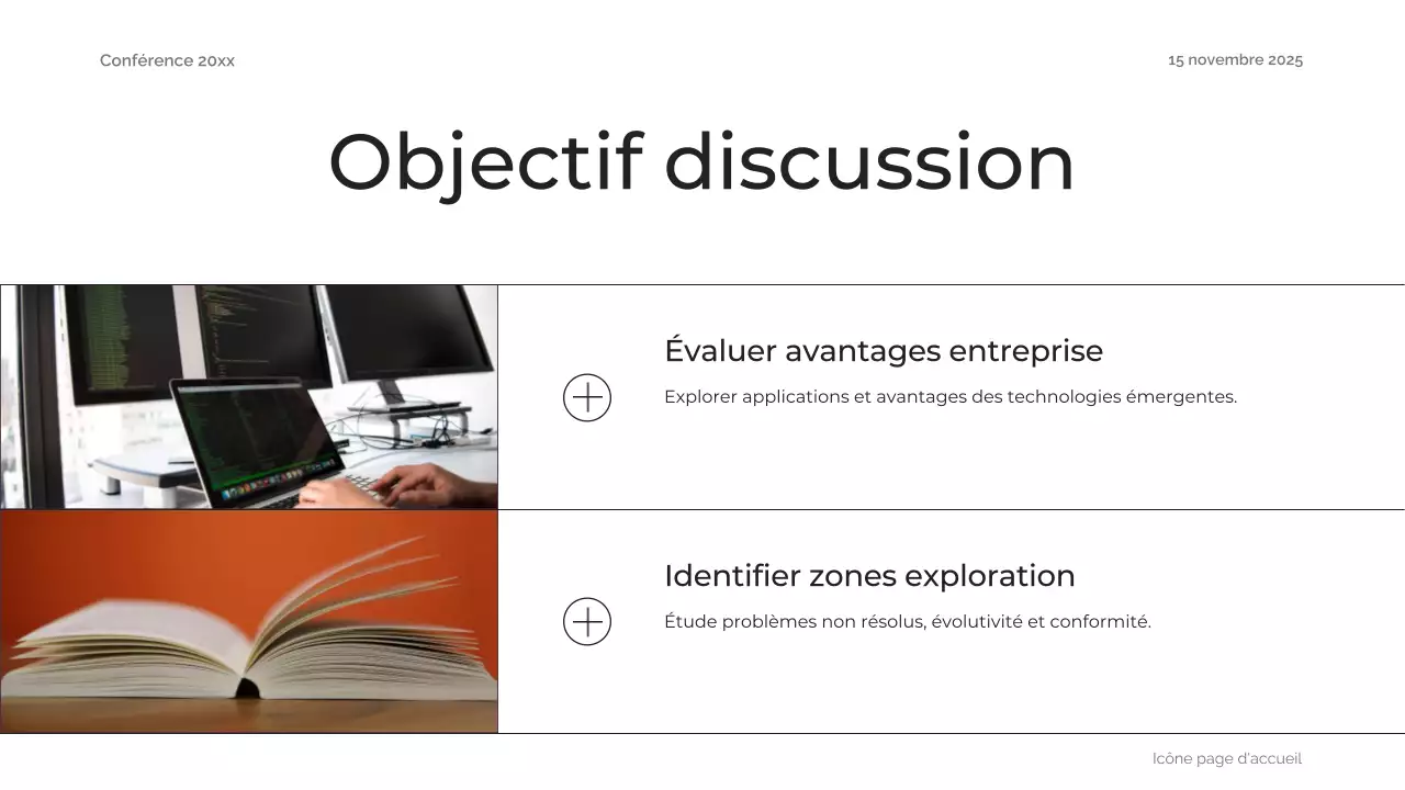 orange abstract future conference announcement