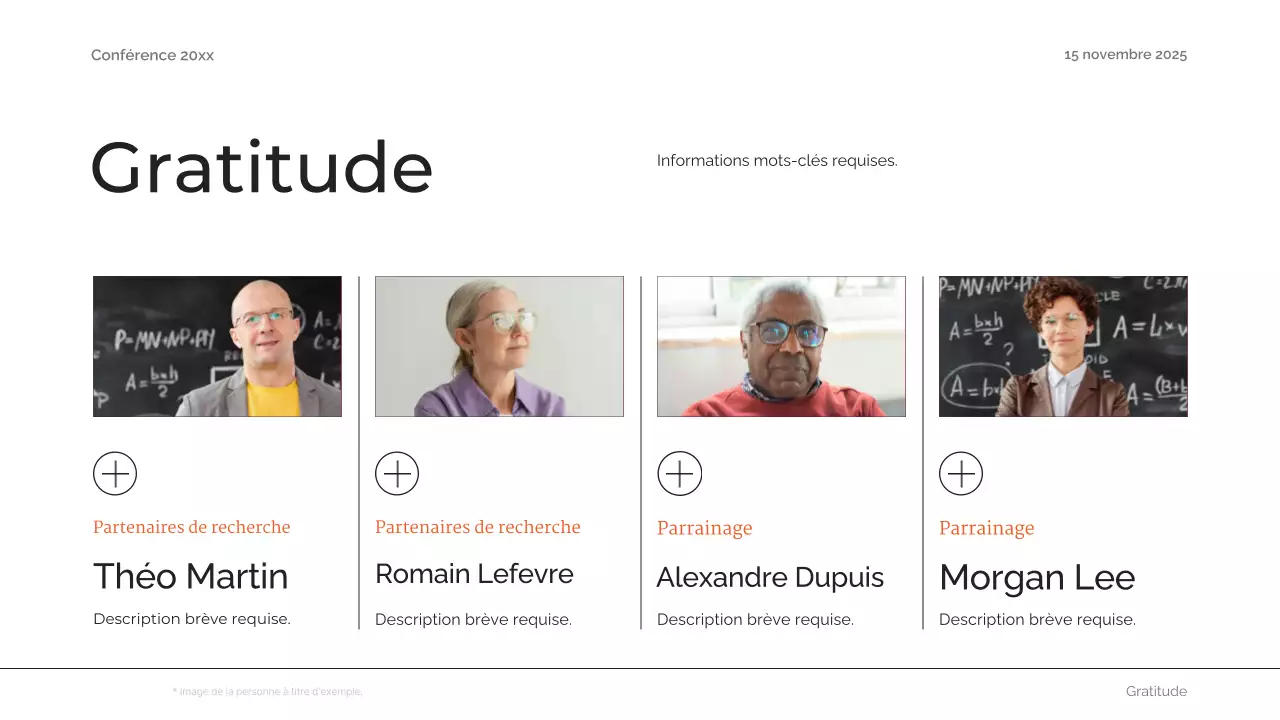 orange abstract future conference announcement