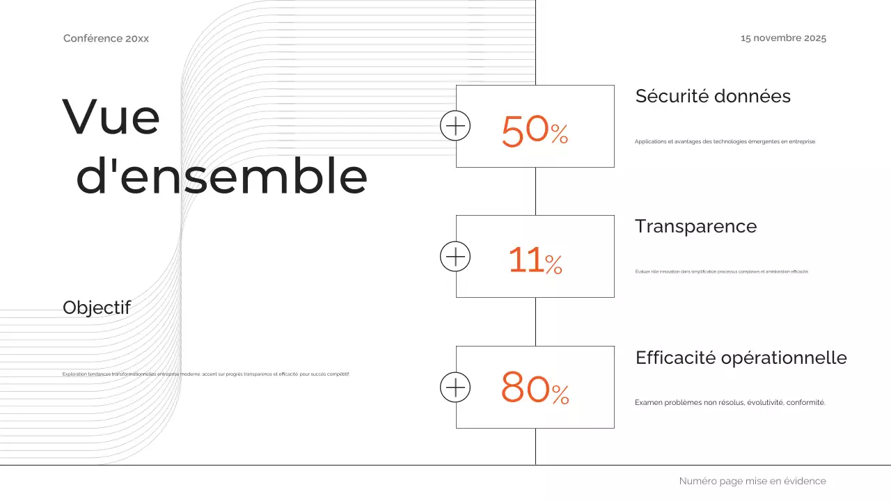 orange abstract future conference announcement