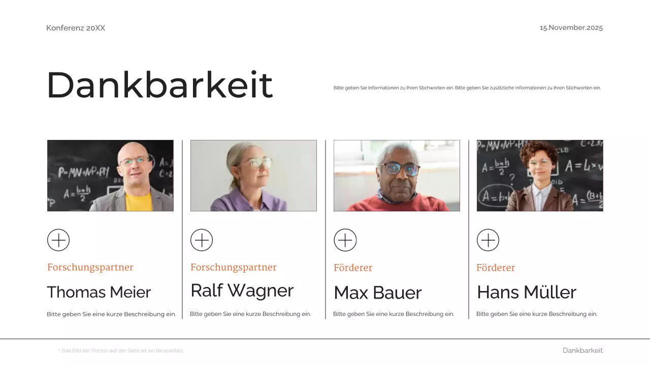orange abstrakte zukünftige Konferenzankündigung