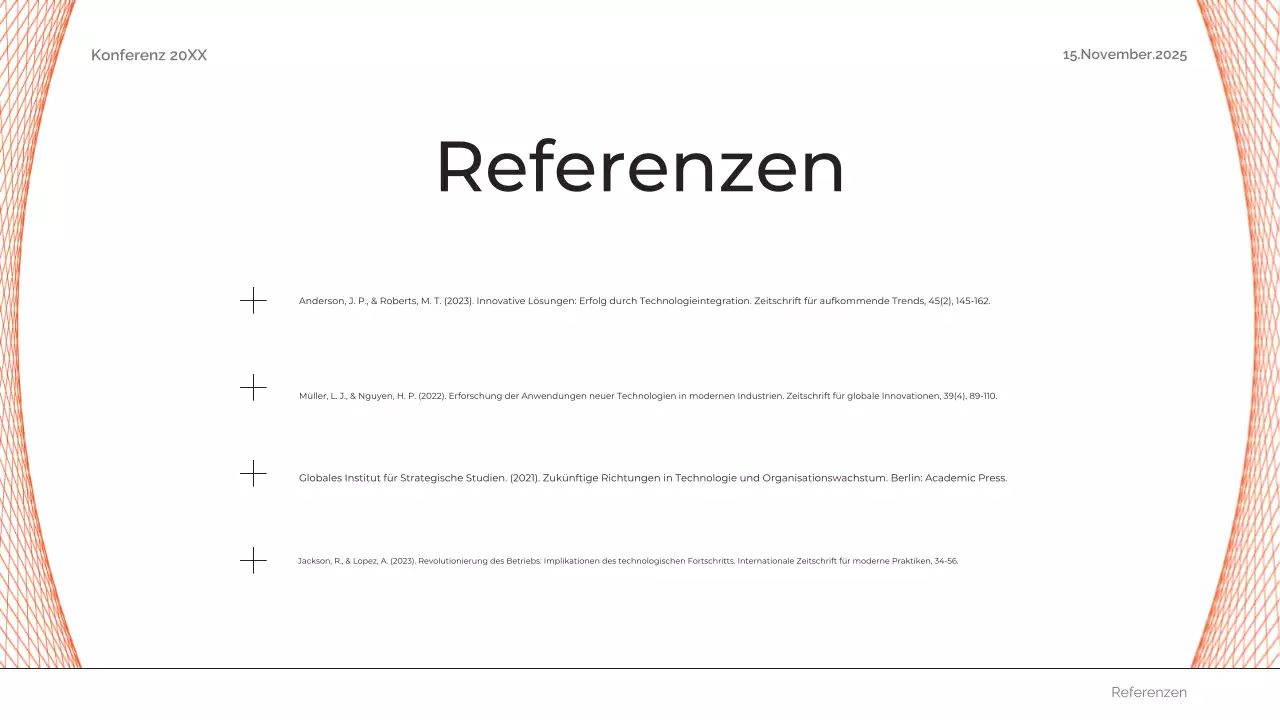 orange abstrakte zukünftige Konferenzankündigung