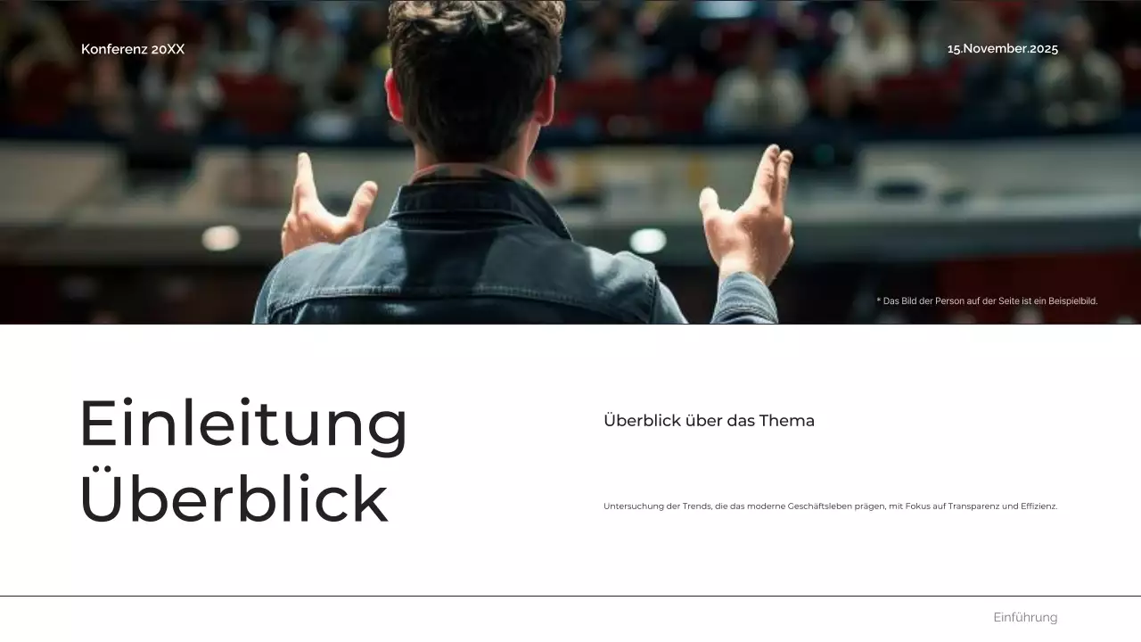 orange abstrakte zukünftige Konferenzankündigung