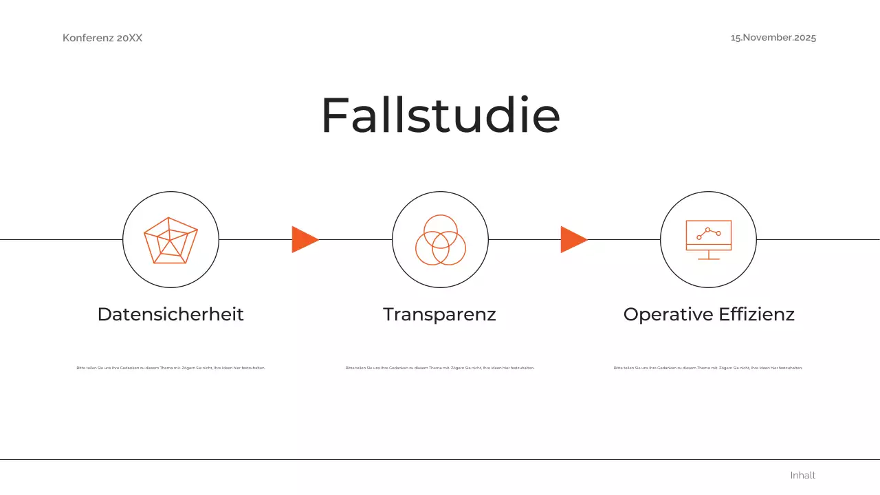 orange abstrakte zukünftige Konferenzankündigung