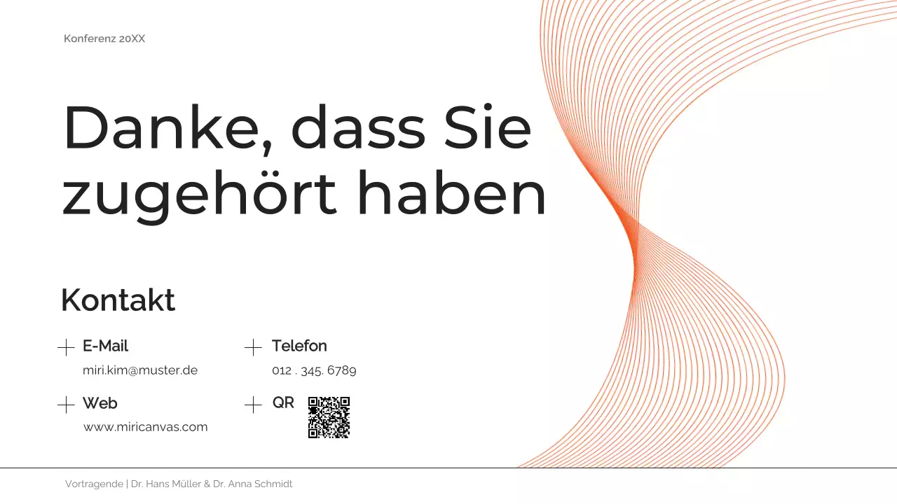 orange abstrakte zukünftige Konferenzankündigung