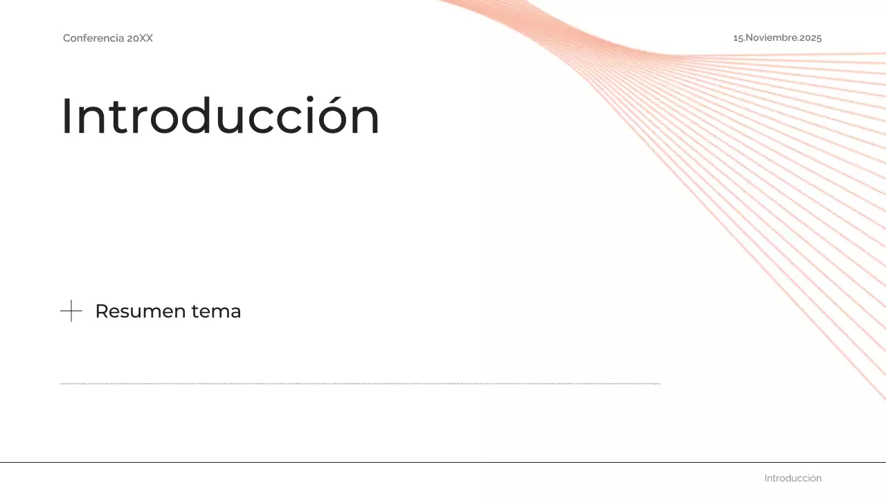 resumen naranja futuro anuncio de conferencia