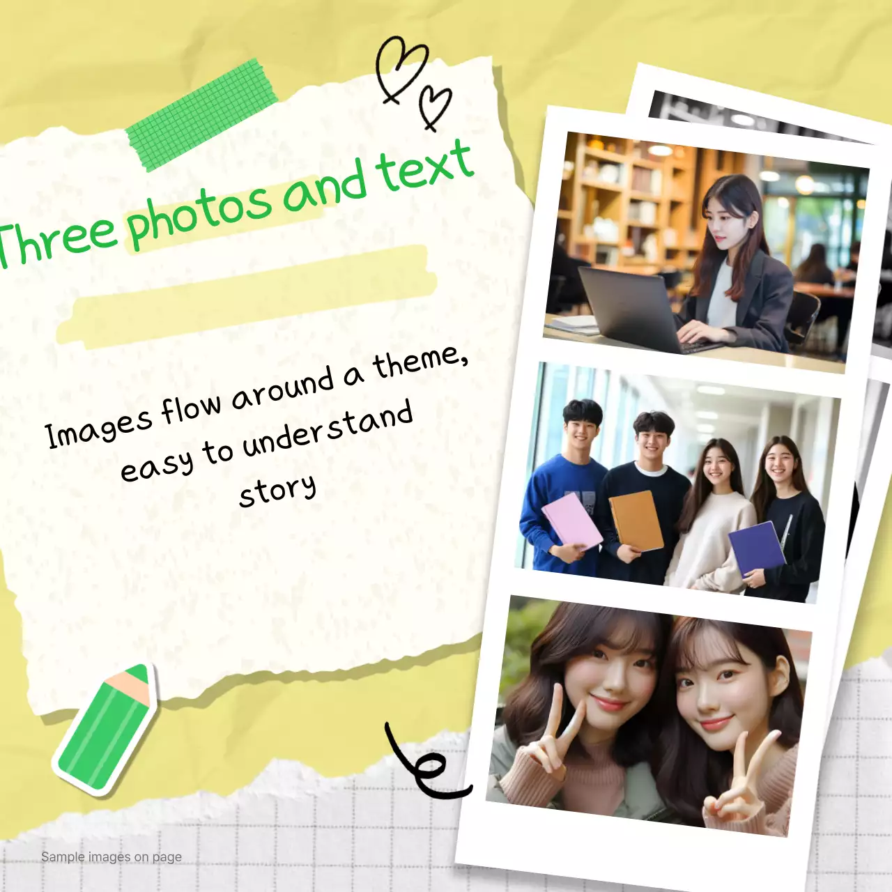 Documento de Relatório de Atividade Criativa Verde Instagram Carousel