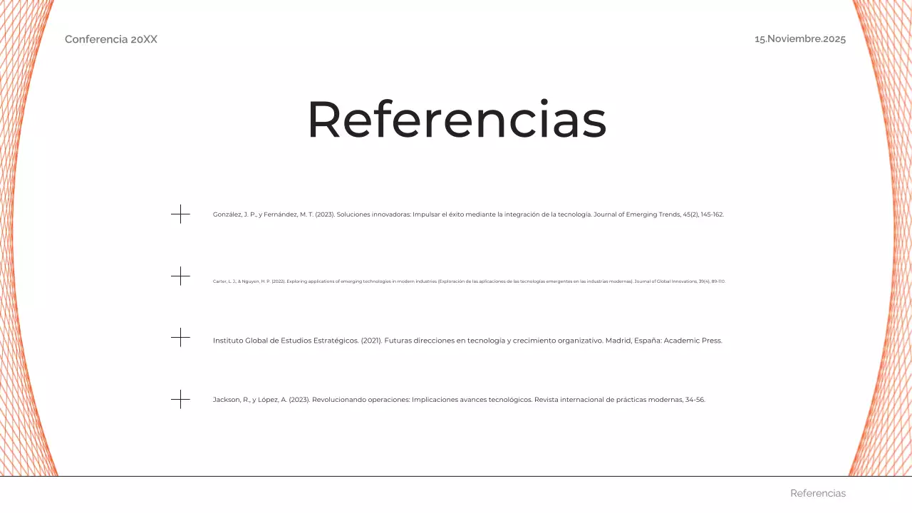 resumen naranja futuro anuncio de conferencia