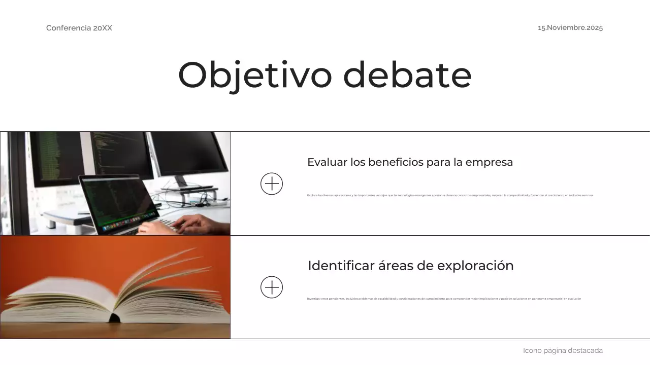 resumen naranja futuro anuncio de conferencia