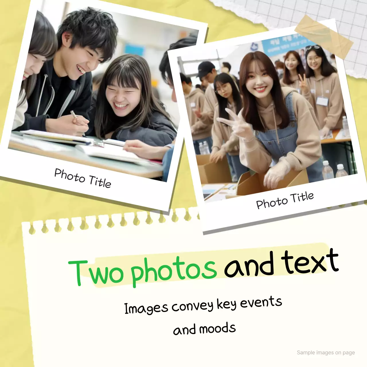 Documento de Relatório de Atividade Criativa Verde Instagram Carousel