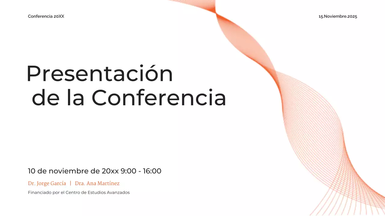 resumen naranja futuro anuncio de conferencia