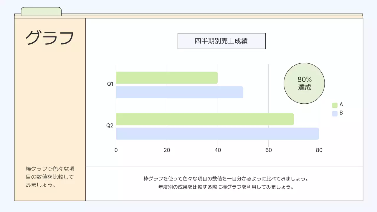 ベージュ シンプル ビジネス プレゼンテーション