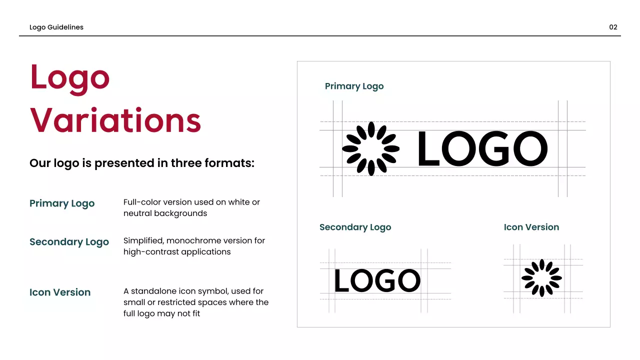 Red Modern Brand Guideline Presentation