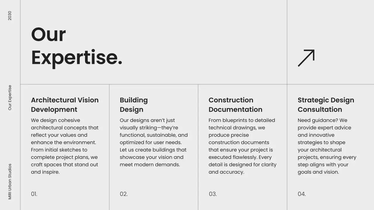 Grey Modern Architecture Portfolio Presentation