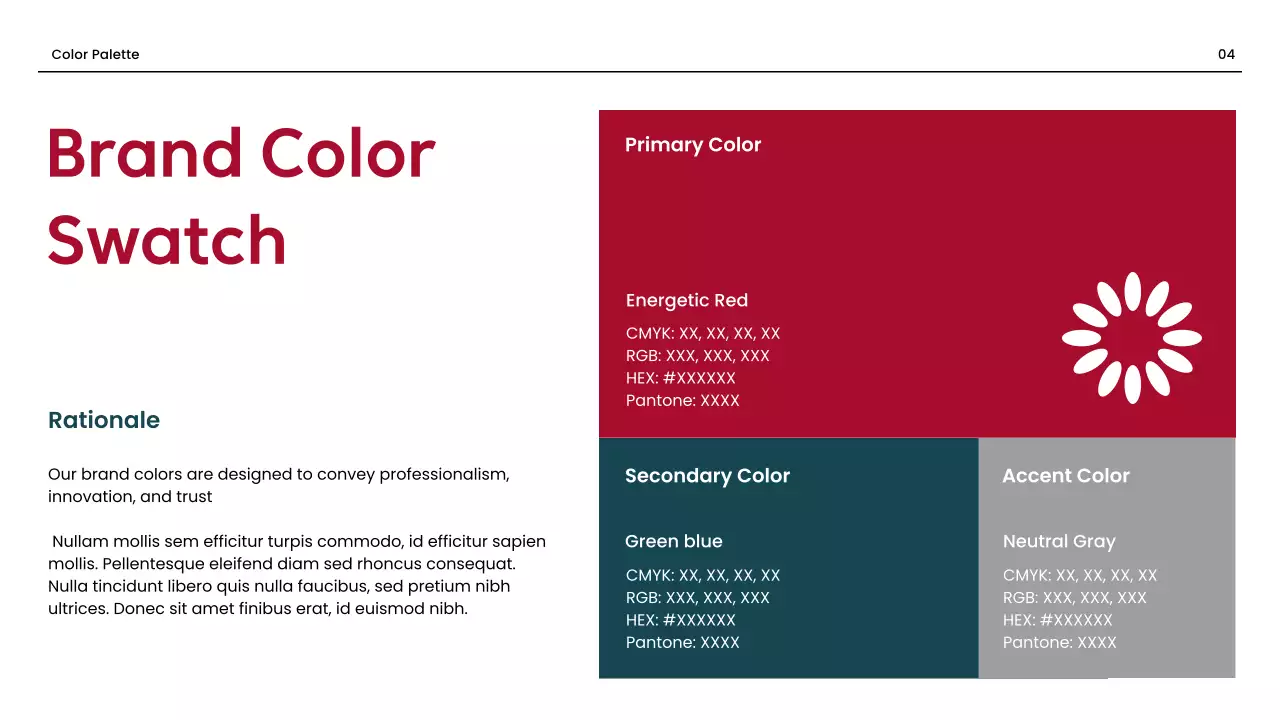 Red Modern Brand Guideline Presentation