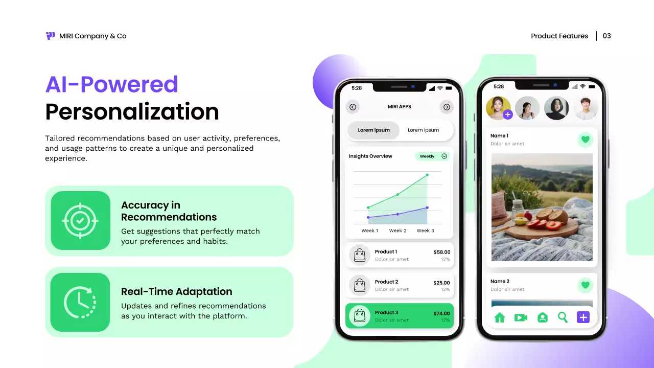 Black Modern Mobile Promotion Presentation
