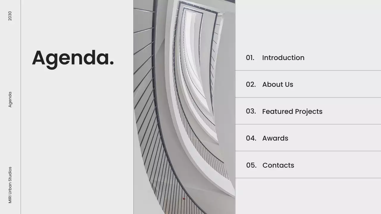 Grey Modern Architecture Portfolio Presentation