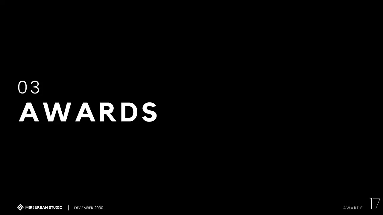 Presentasi Portofolio Arsitektur Modern Hitam