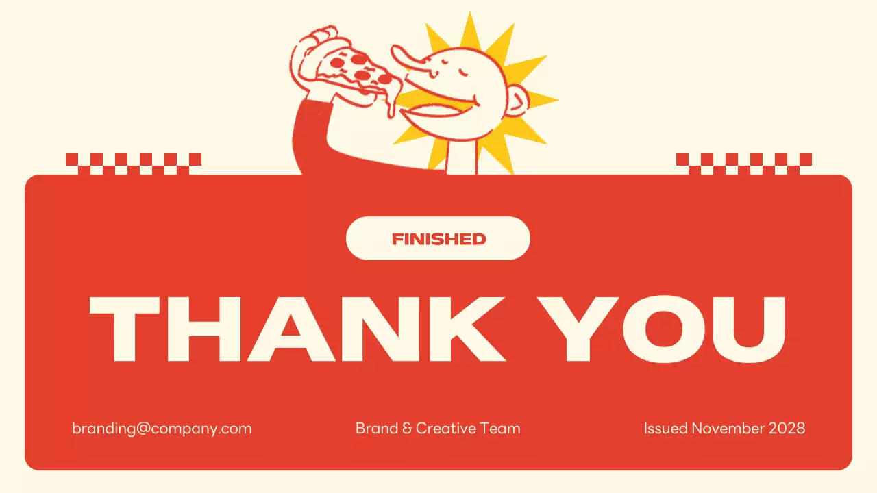 Red Trendy Brand Guideline Presentation