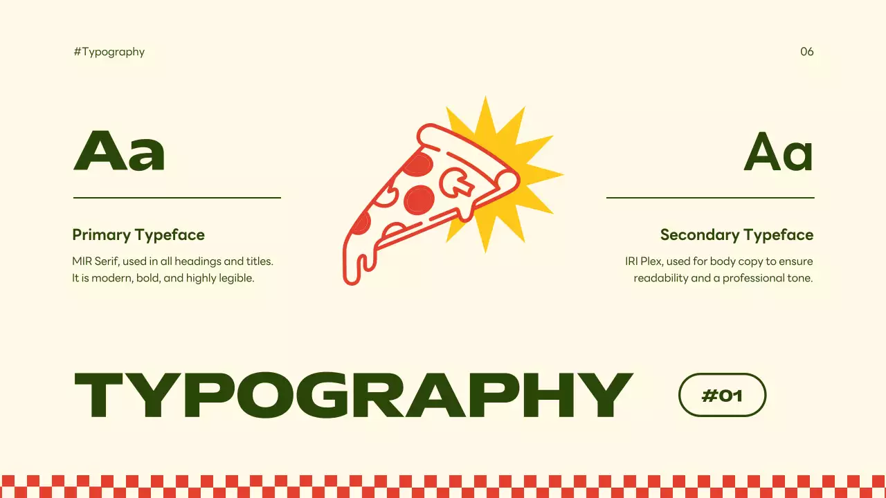 Red Trendy Brand Guideline Presentation