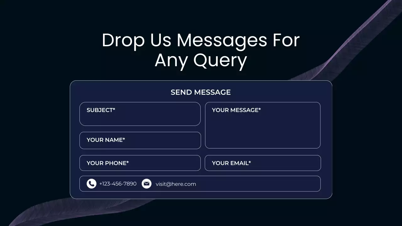 Navy Modern Mobile Promotion Presentation