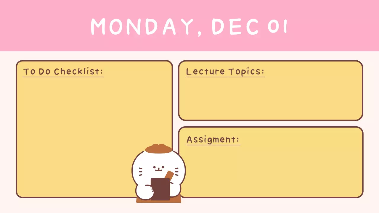 Beige Simple Class Agenda Presentation