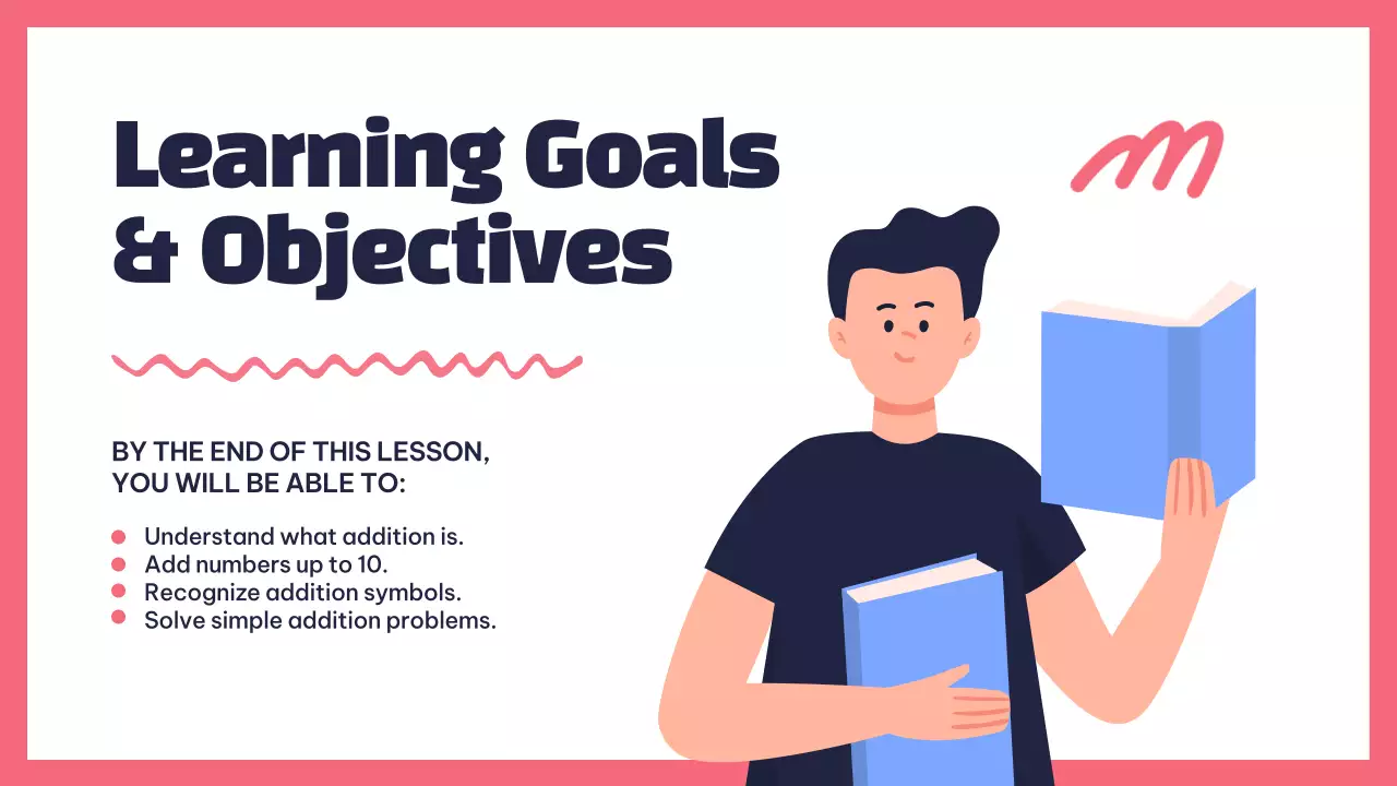 Pink Simple Math Course Presentation