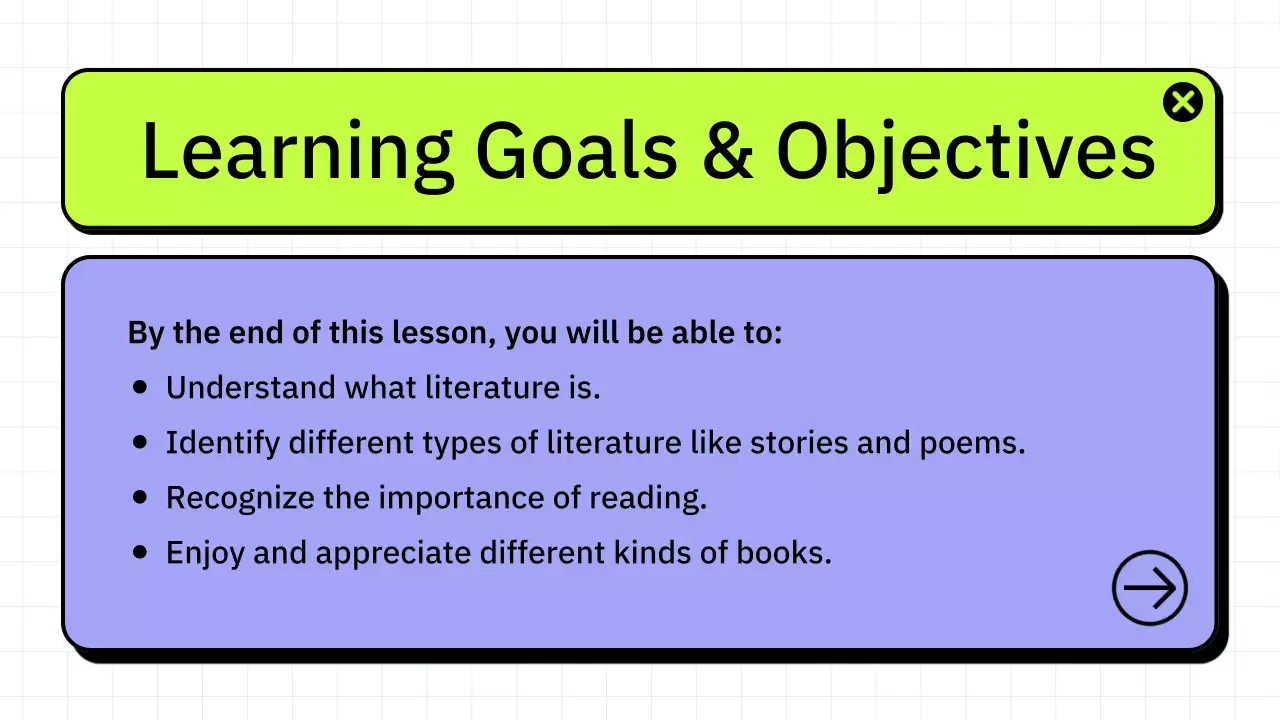 Green Minimal Literature Course Presentation