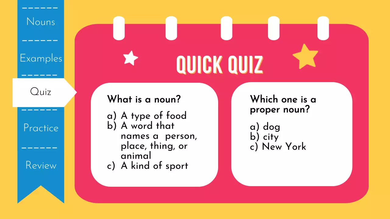 Pink Playful Grammar Guide Presentation