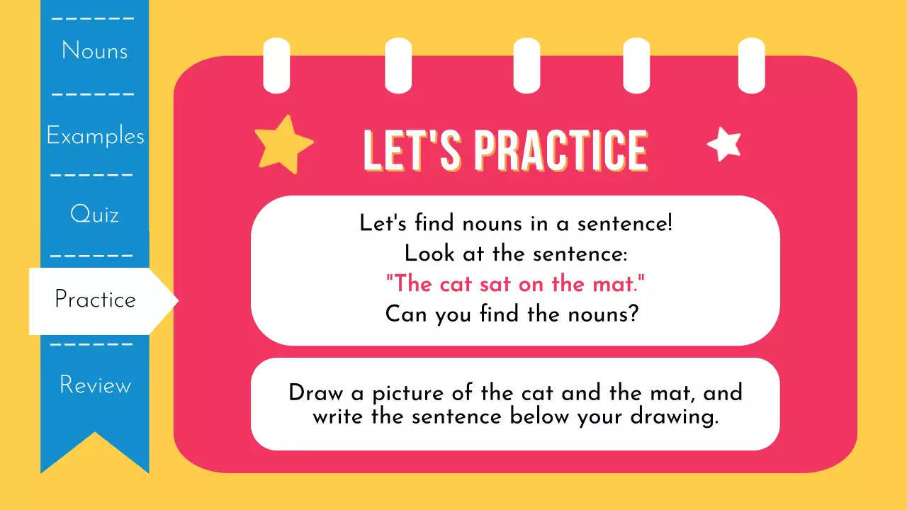 Pink Playful Grammar Guide Presentation