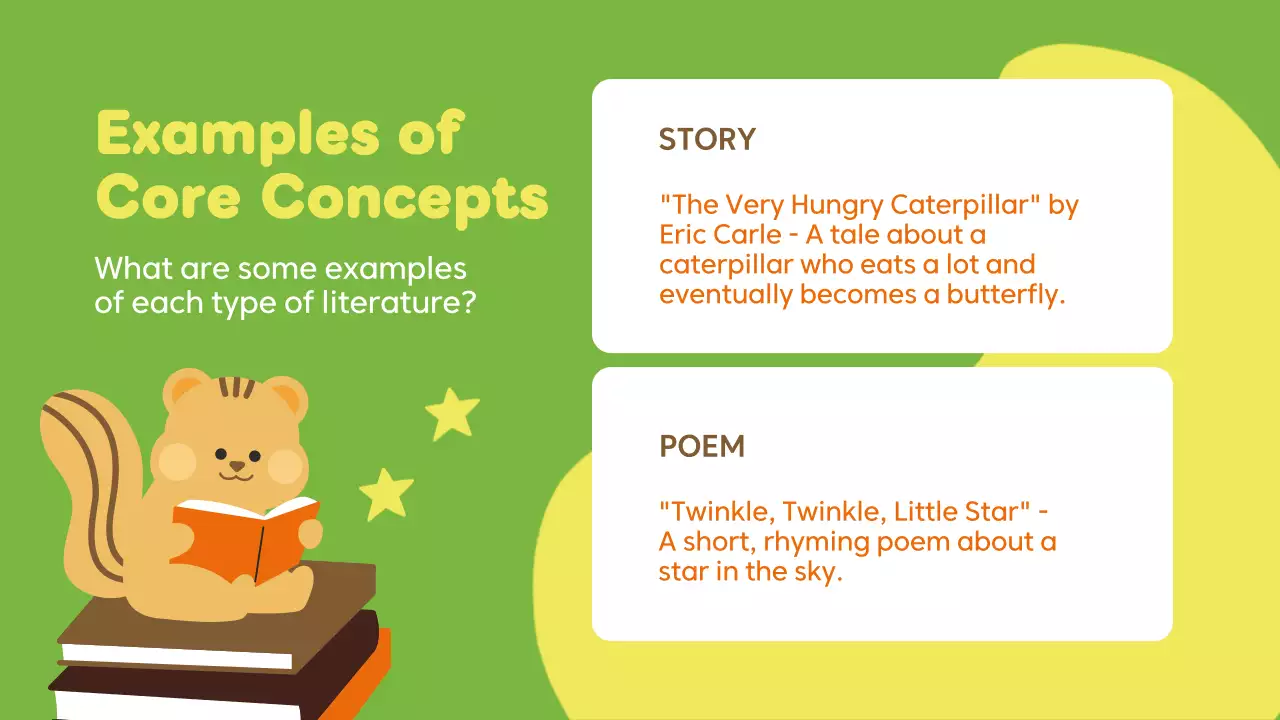 Green Simple Literature Course Presentation