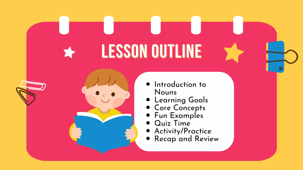 Pink Playful Grammar Guide Presentation